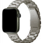 Three Link Steel Loop Band Titanium Compatible with Apple Watch 