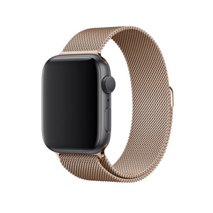 Apple Watch Uyumlu Metal Milano Loop Gold  bikordon