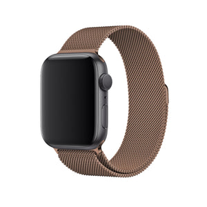Apple Watch Uyumlu Metal Milano Loop Bronz  bikordon