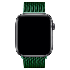Apple Watch Uyumlu Metal Milano Loop Cam Yeşil  bikordon
