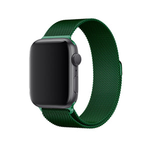 Apple Watch Uyumlu Metal Milano Loop Cam Yeşil  bikordon