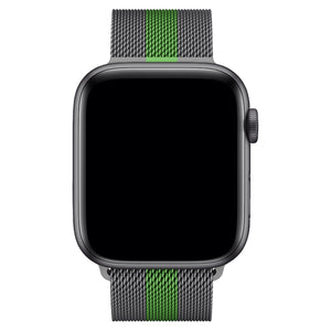 Apple Watch Uyumlu Metal Milano Loop Duman Yeşil Kordon  bikordon