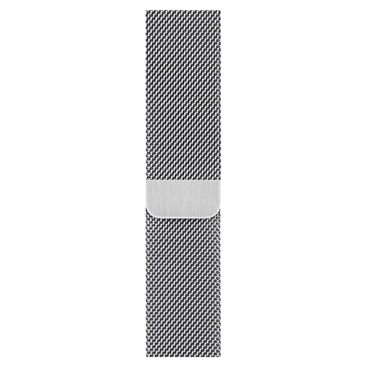 Apple Watch Uyumlu Metal Milano Loop Gümüş  bikordon