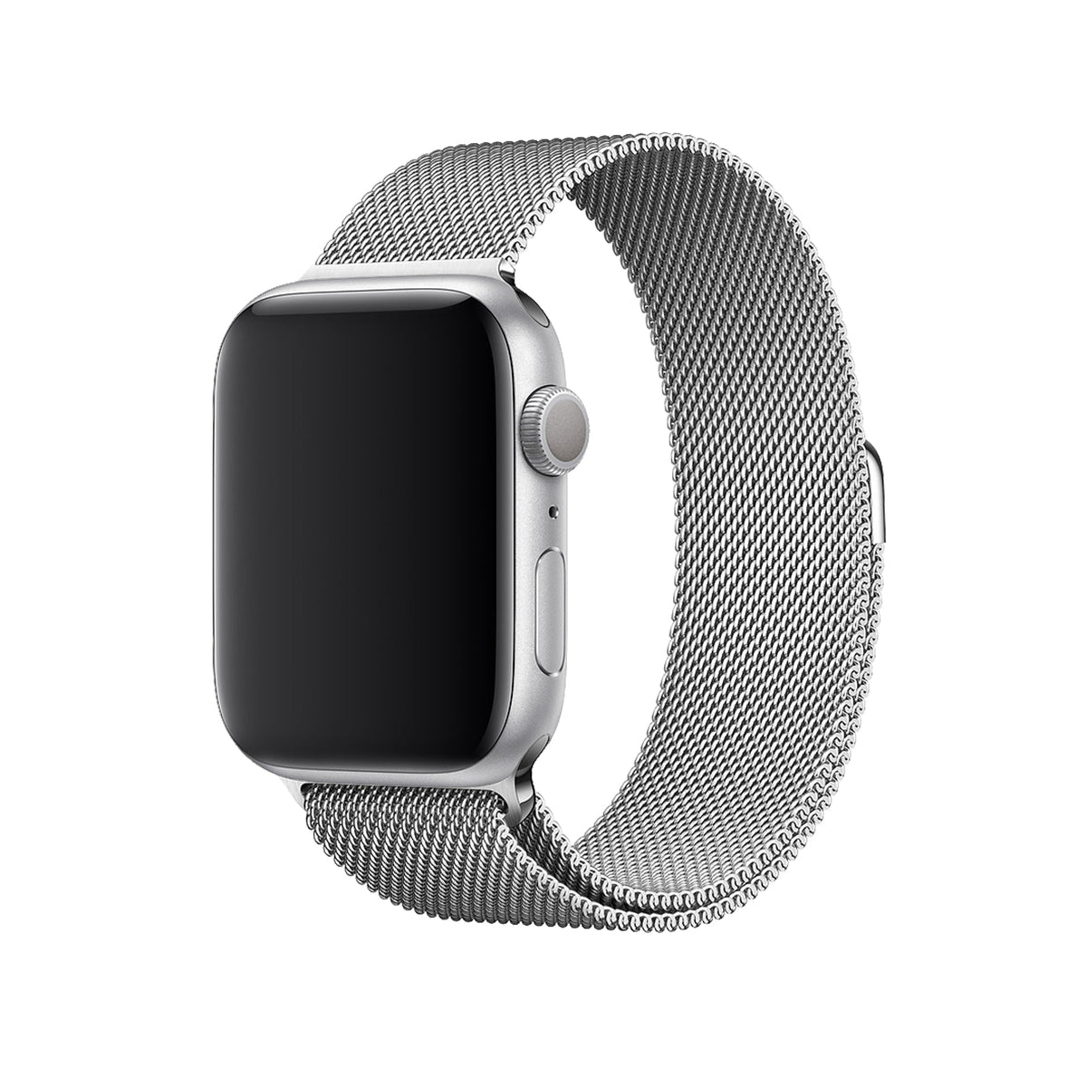 Apple Watch Uyumlu Metal Milano Loop Gümüş  bikordon
