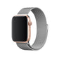 Apple Watch Uyumlu Metal Milano Loop Gümüş  bikordon