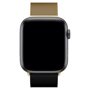 Apple Watch Uyumlu Metal Milano Loop Altın Gece  bikordon