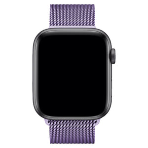 Apple Watch Uyumlu Metal Milano Loop Lila  bikordon