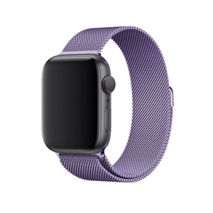 Apple Watch Uyumlu Metal Milano Loop Lila  bikordon
