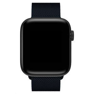 Apple Watch Uyumlu Metal Milano Loop Midnight  bikordon