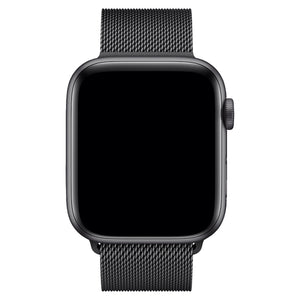 Apple Watch Uyumlu Metal Milano Loop Siyah  bikordon