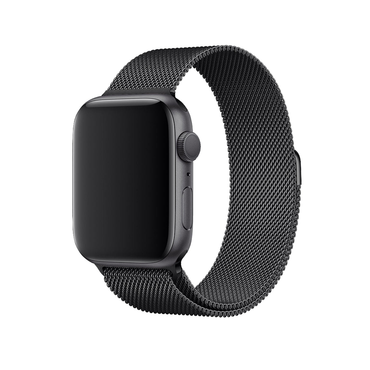 Apple Watch Uyumlu Metal Milano Loop Siyah  bikordon