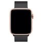Apple Watch Uyumlu Metal Milano Loop Siyah  bikordon