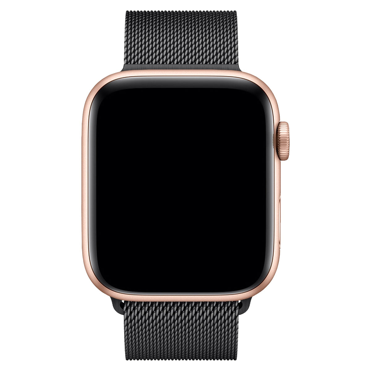 Apple Watch Uyumlu Metal Milano Loop Siyah  bikordon