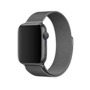 Apple Watch Uyumlu Metal Milano Loop Uzay Gri  bikordon