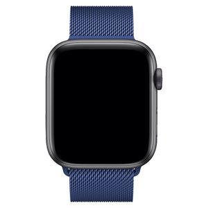 Apple Watch Uyumlu Metal Milano Loop Uzay Mavi  bikordon