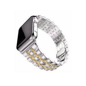Apple Watch Uyumlu Klasik Çelik Loop Kordon Gold  bikordon
