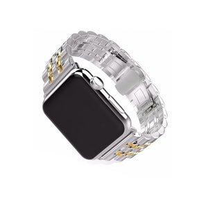 Apple Watch Uyumlu Klasik Çelik Loop Kordon Gold  bikordon