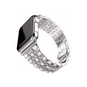 Apple Watch Uyumlu Klasik Çelik Loop Kordon Gümüş Gri  bikordon