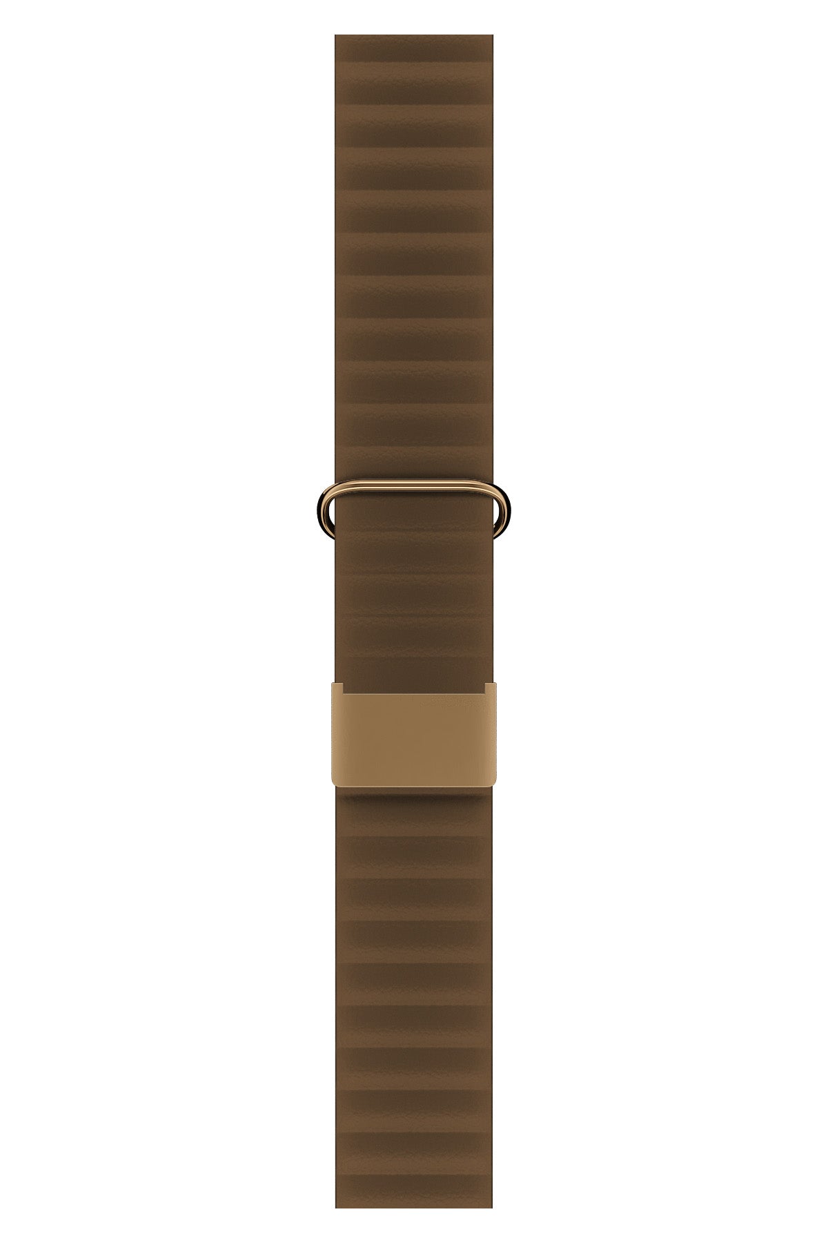 Apple Watch Compatible Premium Leather Loop Band Tawny 