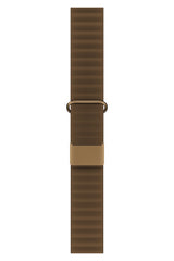 Apple Watch Compatible Premium Leather Loop Band Tawny 