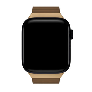 Apple Watch Uyumlu Premium Deri Loop Kordon Tawny  bikordon
