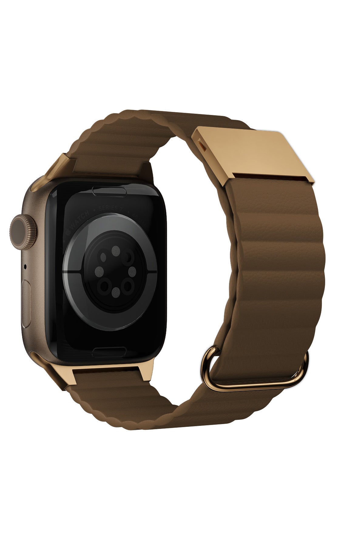 Apple Watch Uyumlu Premium Deri Loop Kordon Tawny  bikordon