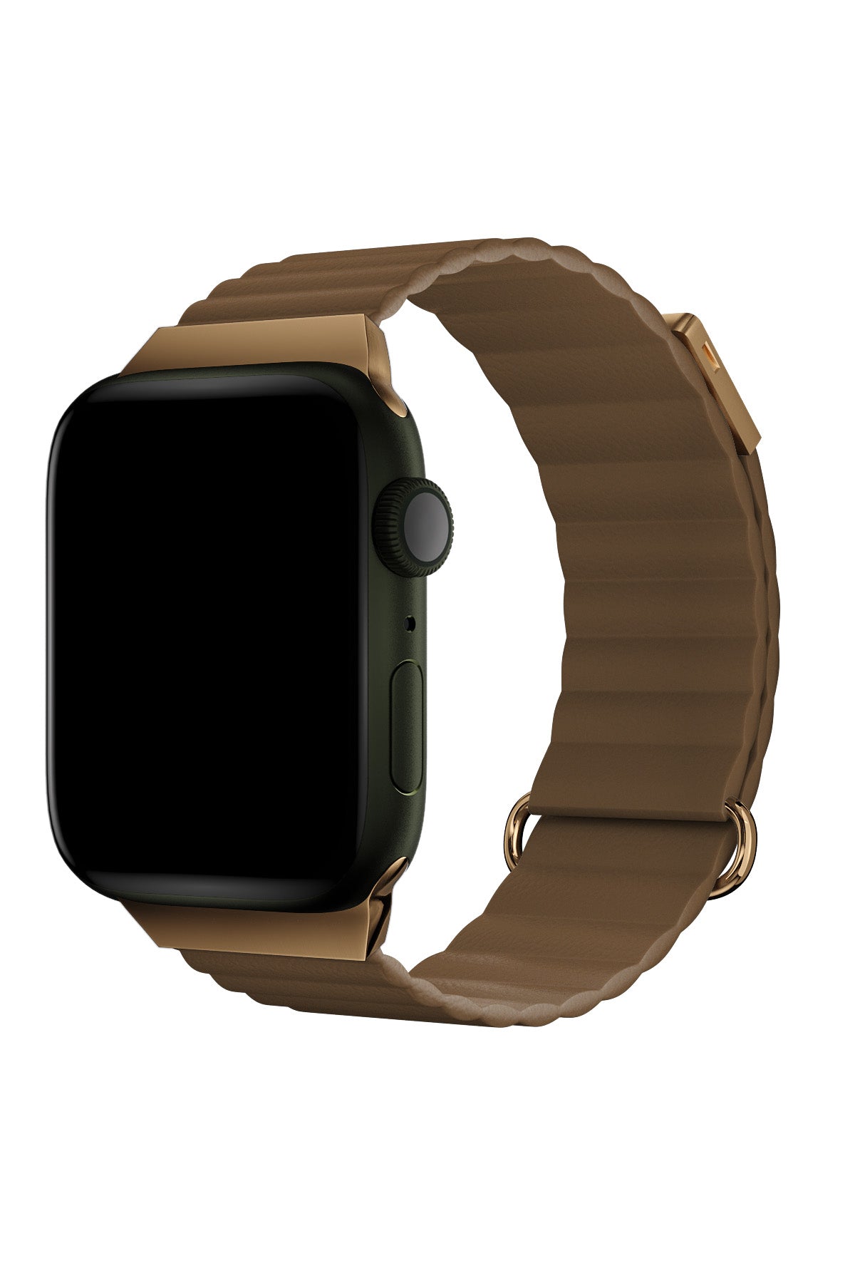 Apple Watch Uyumlu Premium Deri Loop Kordon Tawny  bikordon