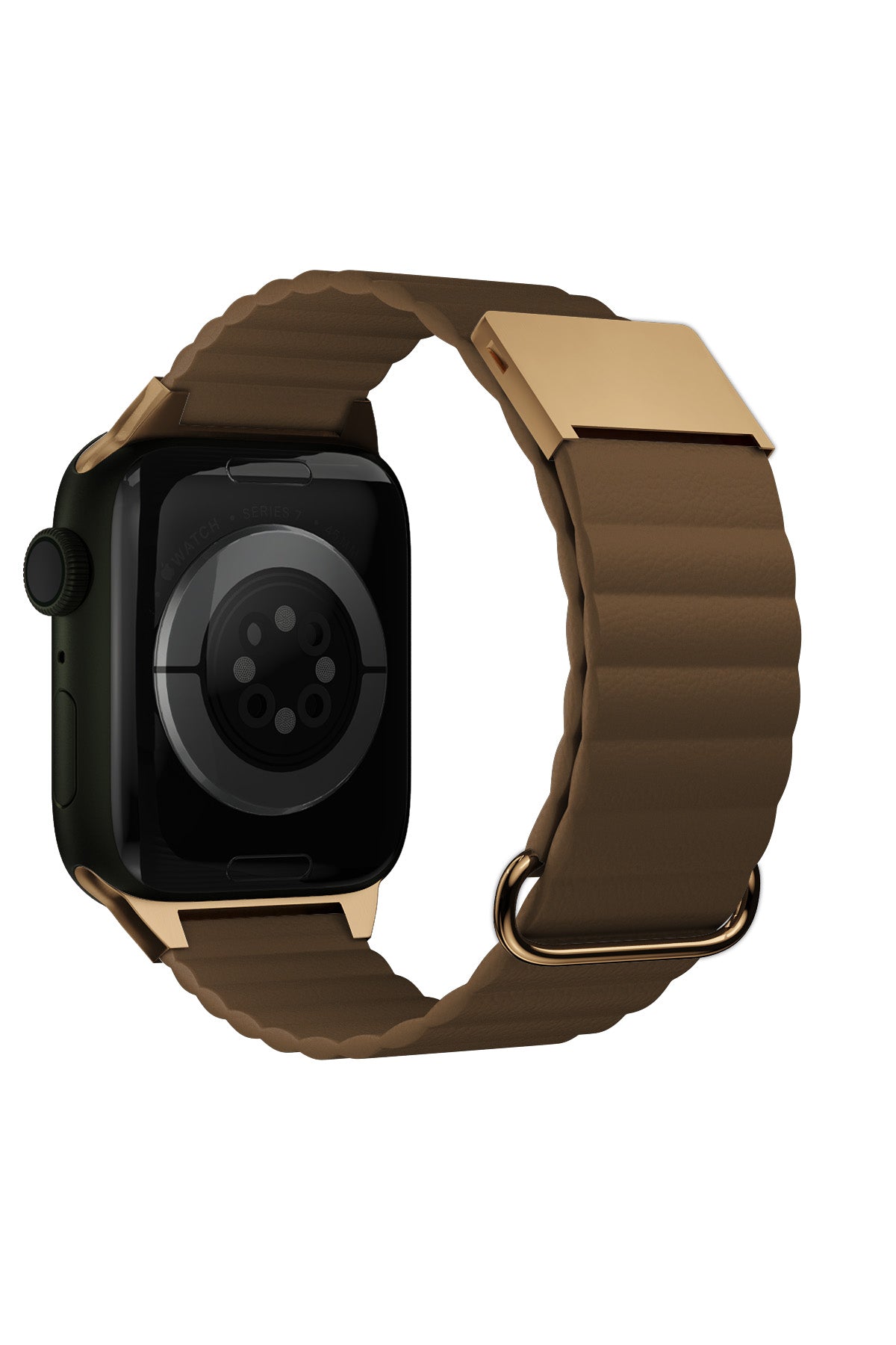 Apple Watch Uyumlu Premium Deri Loop Kordon Tawny  bikordon
