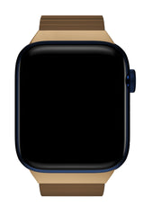 Apple Watch Compatible Premium Leather Loop Band Tawny 
