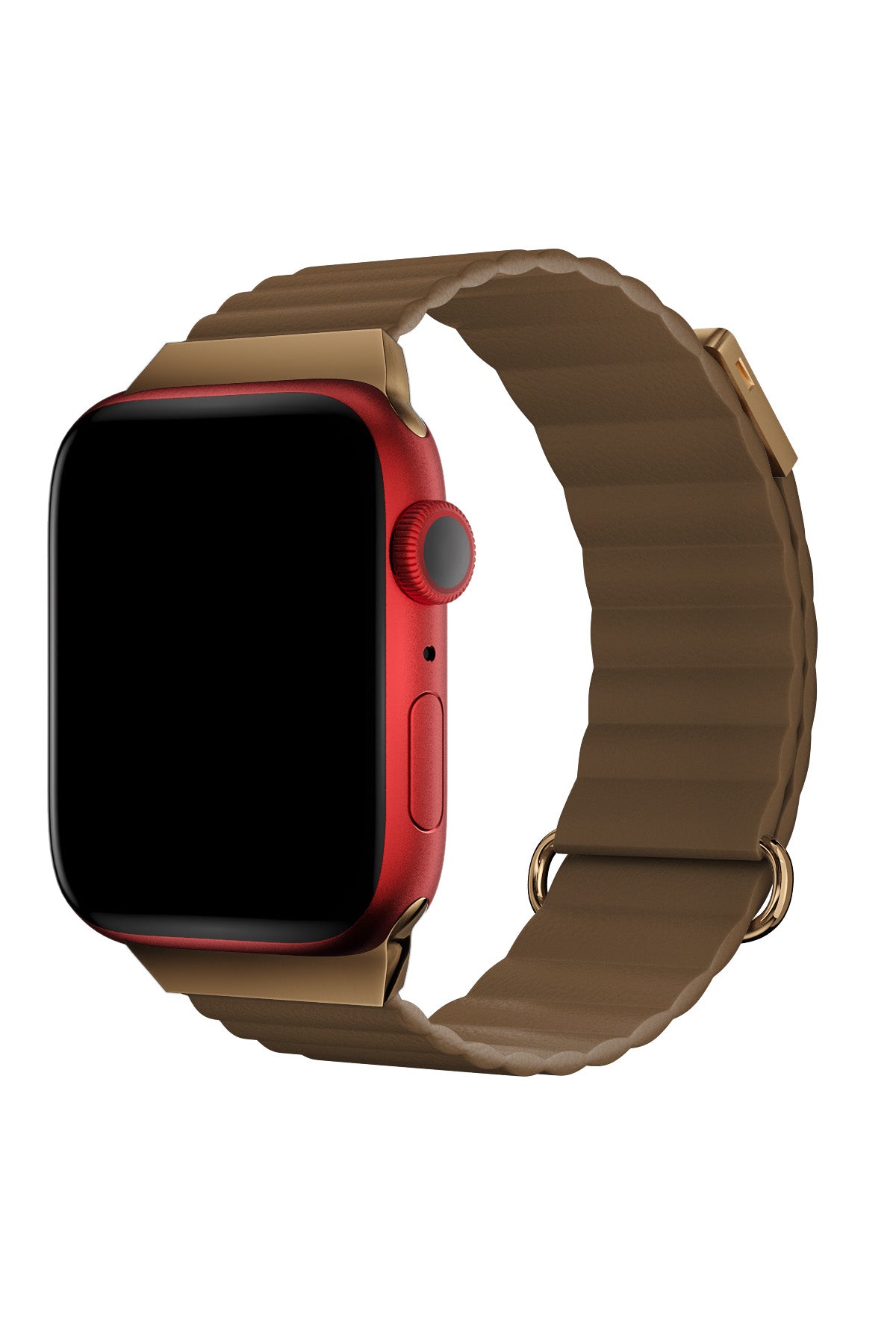 Apple Watch Uyumlu Premium Deri Loop Kordon Tawny  bikordon