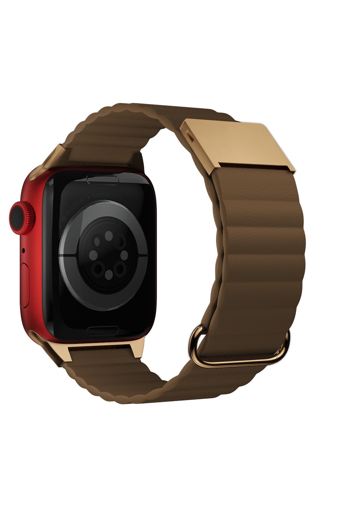 Apple Watch Uyumlu Premium Deri Loop Kordon Tawny  bikordon
