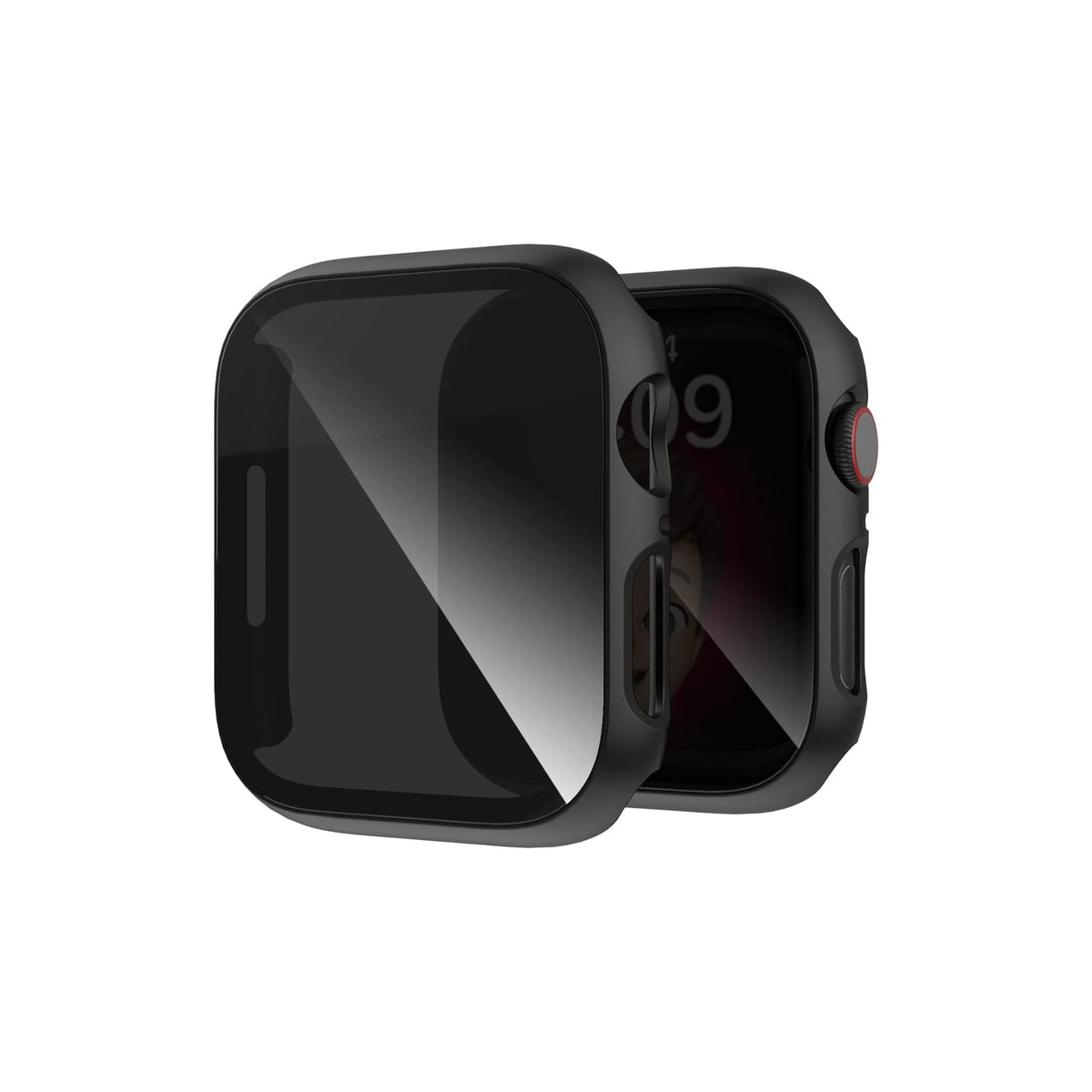 Apple Watch Privacy Hayalet Ekran Koruyucu Kasa Siyah  bikordon
