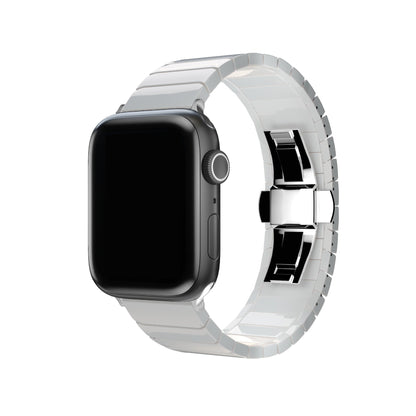 Apple Watch Uyumlu Seramik Loop Kordon Beyaz  bikordon