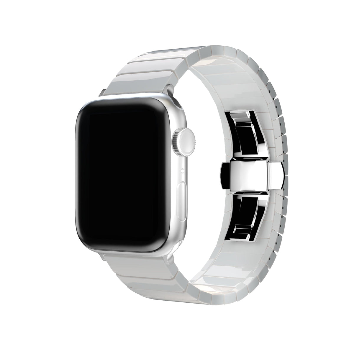 Apple Watch Uyumlu Seramik Loop Kordon Beyaz  bikordon