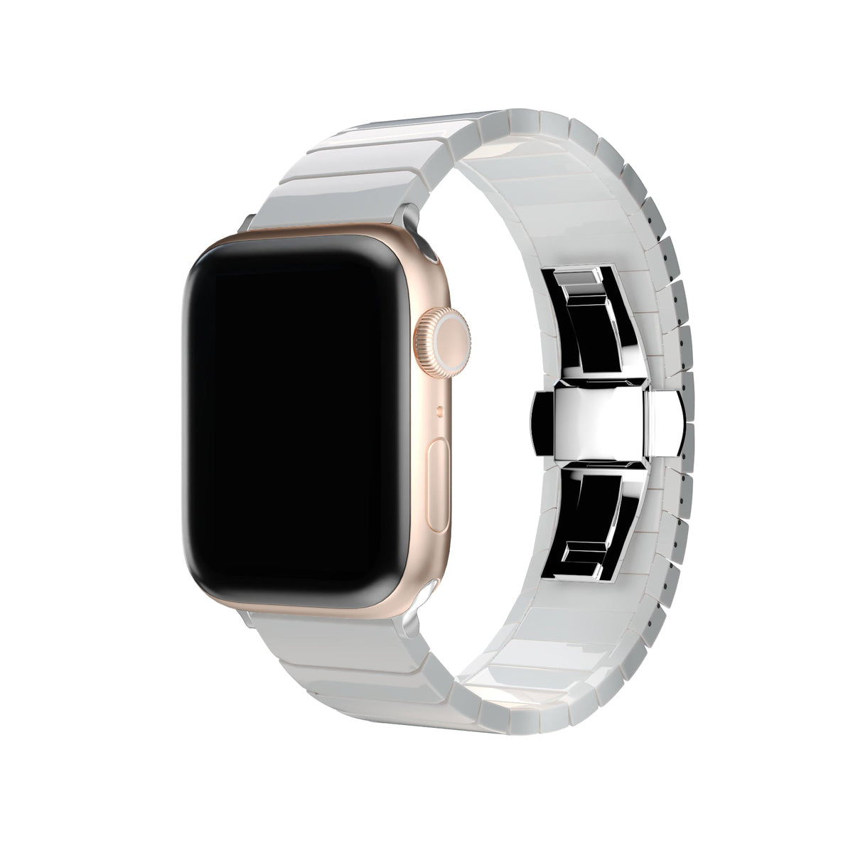 Apple Watch Uyumlu Seramik Loop Kordon Beyaz  bikordon