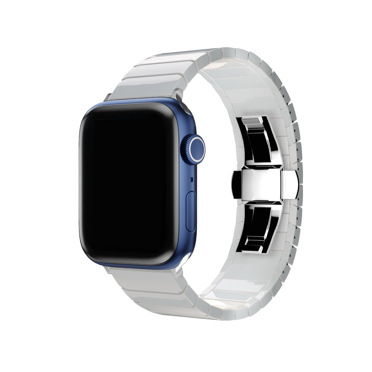 Apple Watch Uyumlu Seramik Loop Kordon Beyaz  bikordon