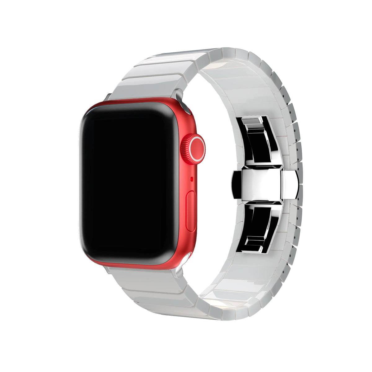 Apple Watch Uyumlu Seramik Loop Kordon Beyaz  bikordon