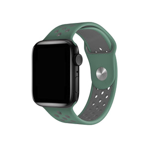 Apple Watch Uyumlu Silikon Delikli Spor Kordon Aventurin  bikordon