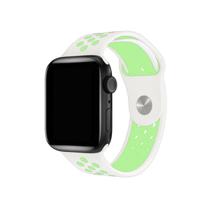Apple Watch Uyumlu Silikon Delikli Spor Kordon Minty  bikordon