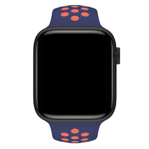 Apple Watch Uyumlu Silikon Delikli Spor Kordon Pinkish  bikordon