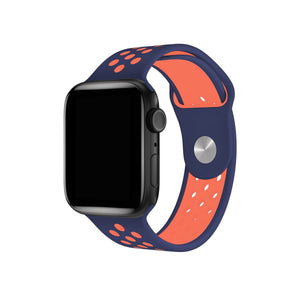 Apple Watch Uyumlu Silikon Delikli Spor Kordon Pinkish  bikordon