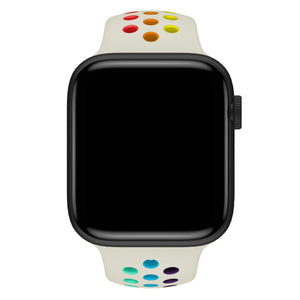 Apple Watch Uyumlu Silikon Delikli Spor Kordon Selenit  bikordon
