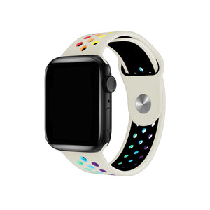Apple Watch Uyumlu Silikon Delikli Spor Kordon Selenit  bikordon