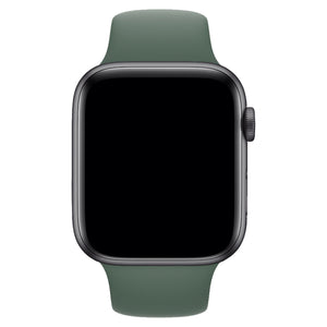 Apple Watch Uyumlu Silikon Spor Kordon Haki  bikordon