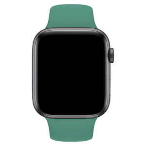 Apple Watch Uyumlu Silikon Spor Kordon Kaktüs Yeşil  bikordon