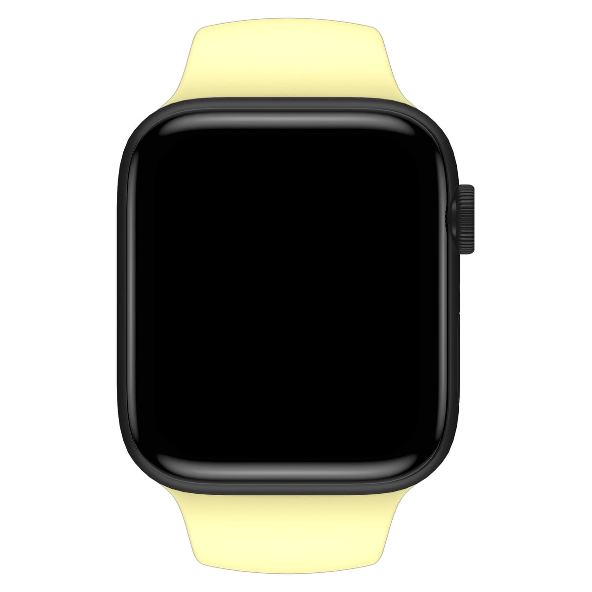 Apple Watch Uyumlu Silikon Spor Kordon Kozmik Sarı  bikordon