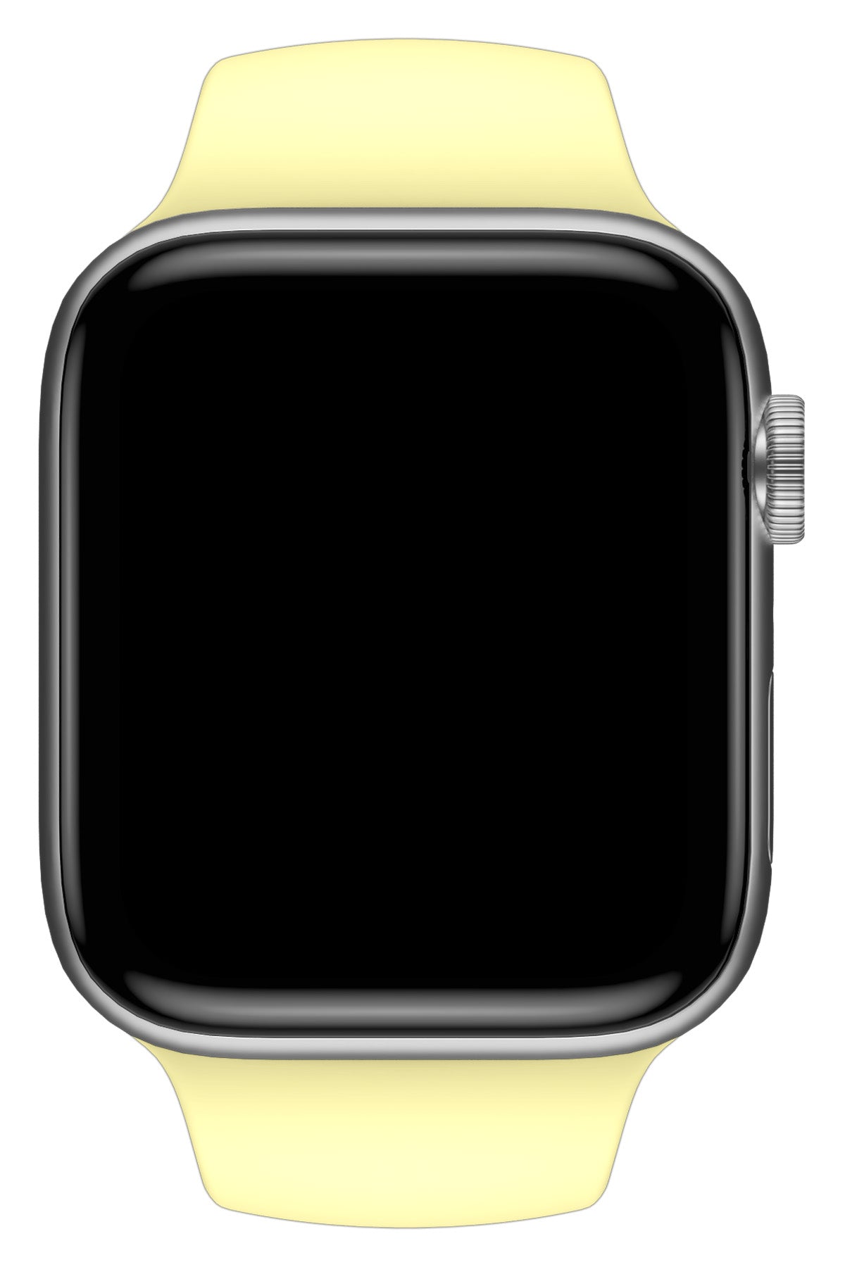 Apple Watch Uyumlu Silikon Spor Kordon Kozmik Sarı  bikordon