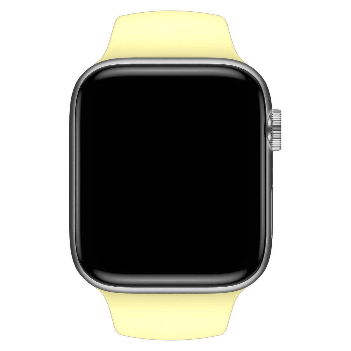 Apple Watch Uyumlu Silikon Spor Kordon Kozmik Sarı  bikordon