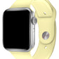 Apple Watch Uyumlu Silikon Spor Kordon Kozmik Sarı  bikordon