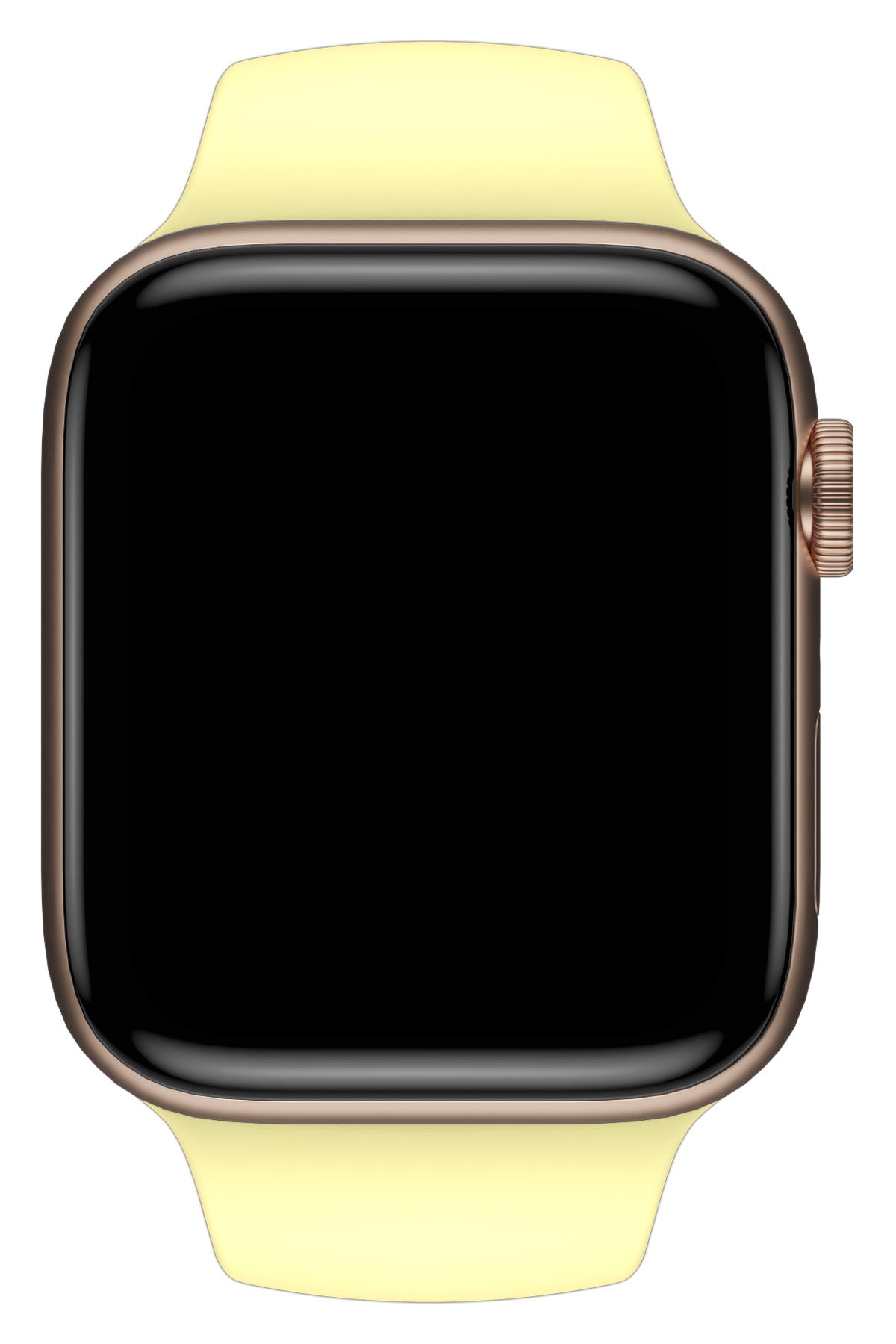 Apple Watch Uyumlu Silikon Spor Kordon Kozmik Sarı  bikordon
